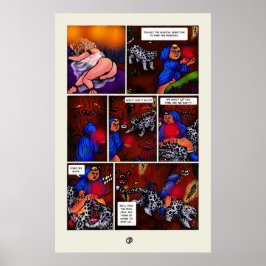 Póster La página de historietas de la Princesa de la Luz 