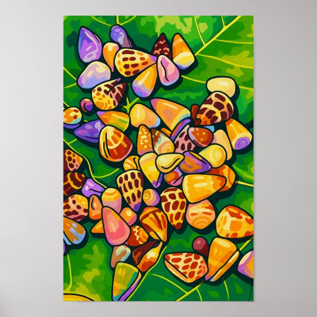 Póster La paleta de los océanos 2 (Frente)