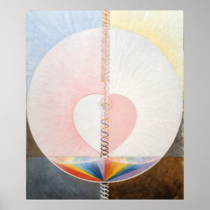 Póster La paloma, nº 1, Hilma af Klint, Corazón