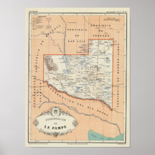 Póster La Pampa, Argentina