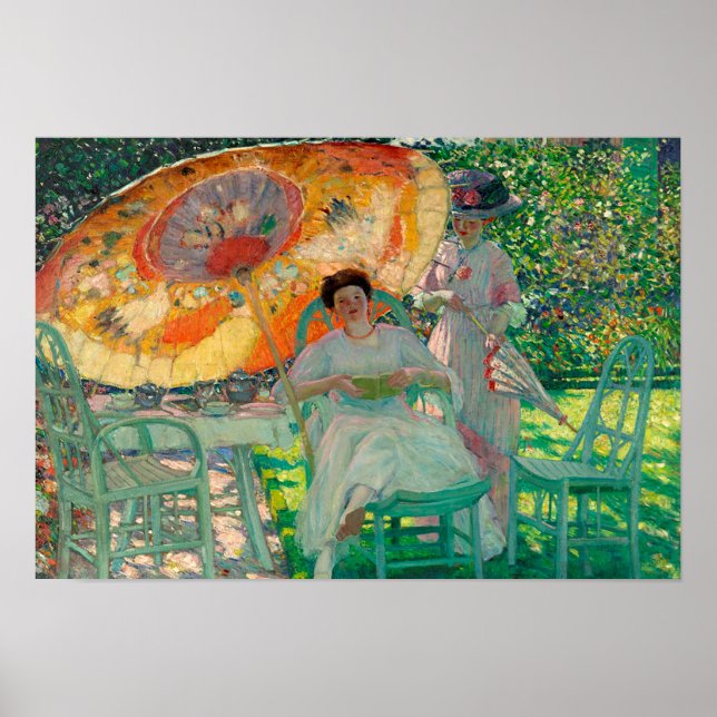Póster La Parasol Jardín (Frente)