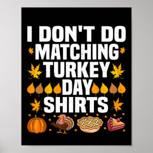 Póster La pareja de Acción de Gracias es gracioso que no 