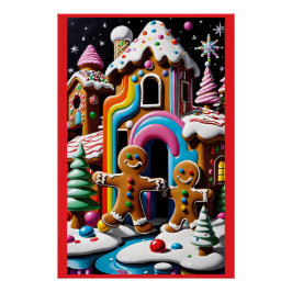 Póster La pareja de Navidades Cookie