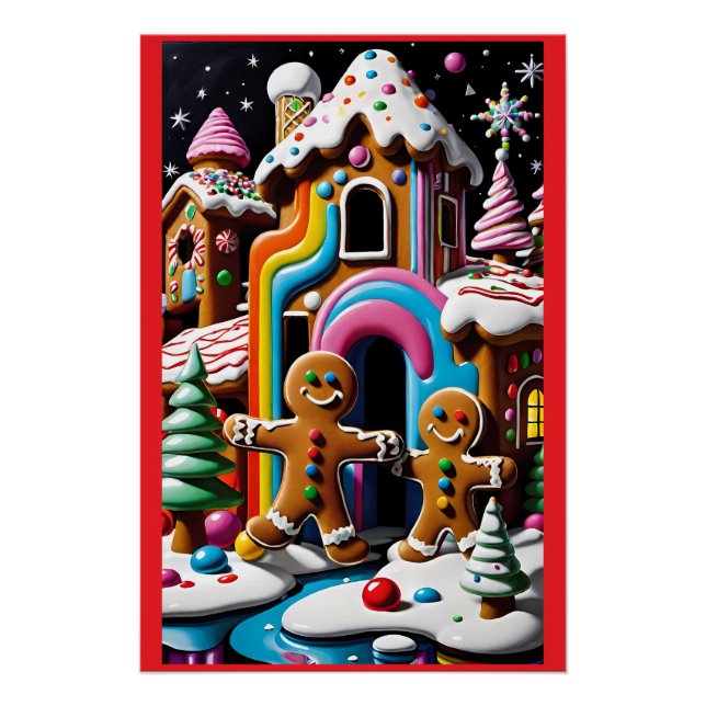 Póster La pareja de Navidades Cookie (Anverso)
