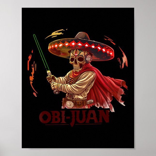 Póster La parodia de la película mexicana Obi Juan (Frente)