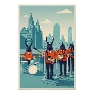 Póster La parodia de The Beatles