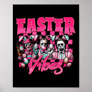 Póster La Pascua Vibes Funny La Familia De Personajes De 