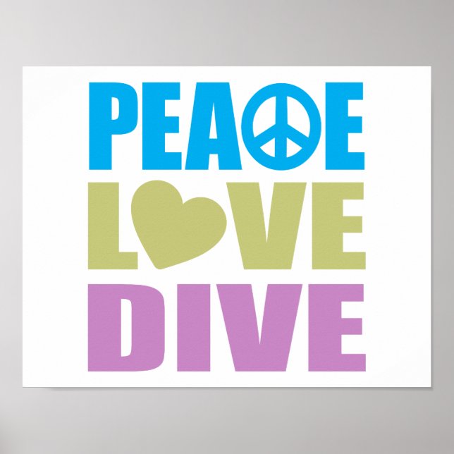 Póster La Paz Amor Dive (Frente)
