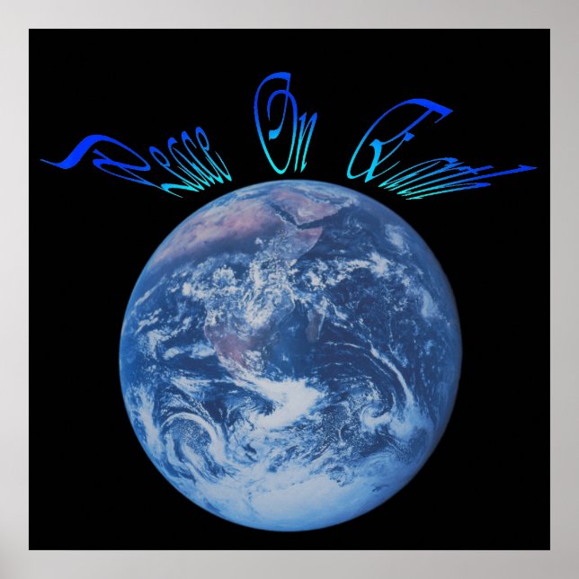 Póster La paz de Dios en la Tierra (Frente)