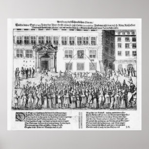 Póster La paz de Nuremberg, el 25 de septiembre de 1649