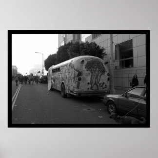 Póster la paz en movimiento