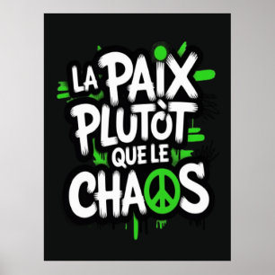 Póster La paz es una elección