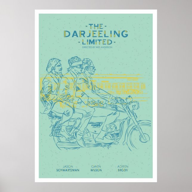 Póster La película alternativa Darjeeling Limited (Frente)
