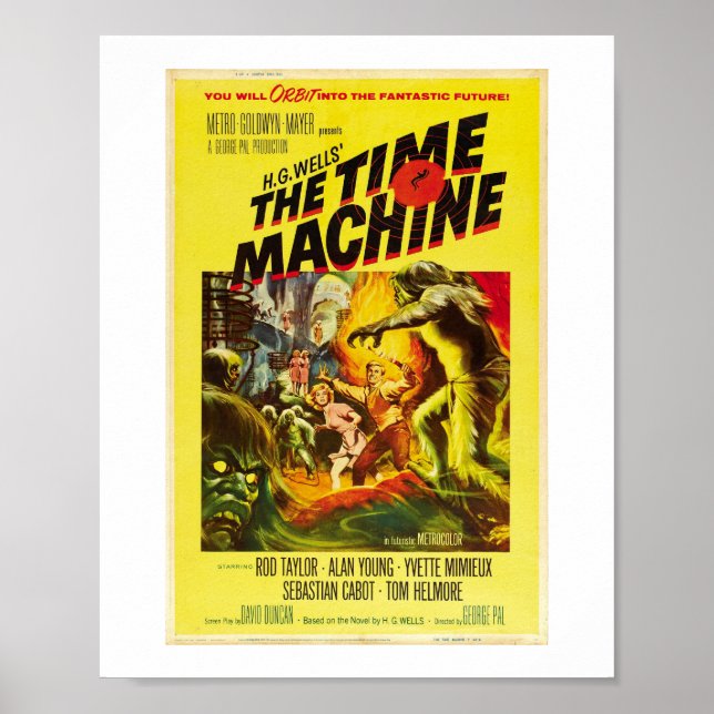 Póster La película de Time Machine 1960 (Frente)