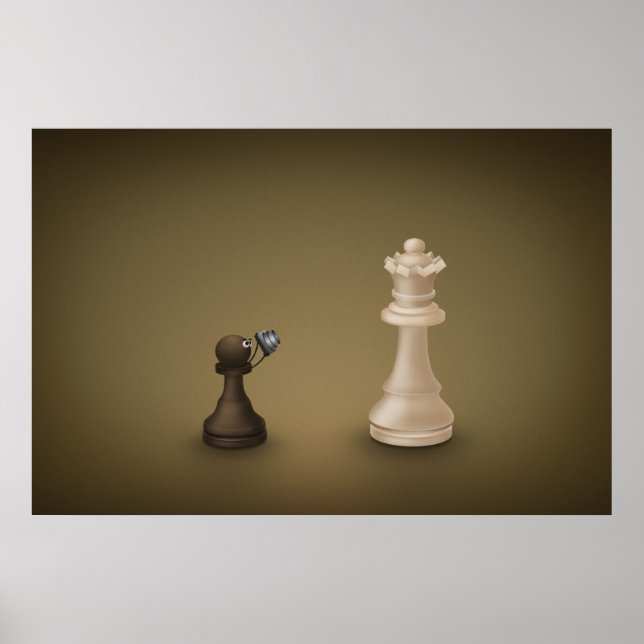 Póster La peón se lleva la reina (Frente)
