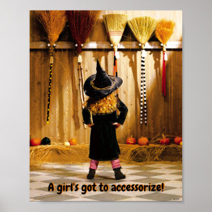 Póster La Pequeña Bruja Eligiendo Una Habitación