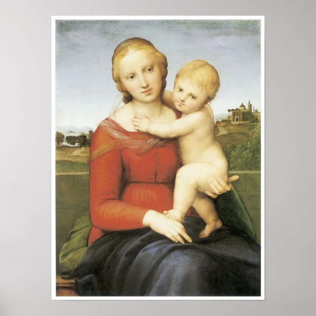 Póster La pequeña Madonna de la cuentagotas, c. 1505 (Frente)