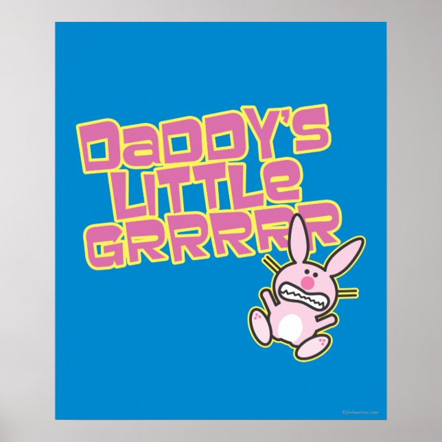 Póster La pequeña niña de papá (Frente)