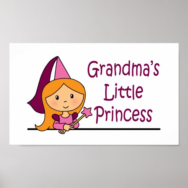 Póster La pequeña princesa de la abuela (Frente)