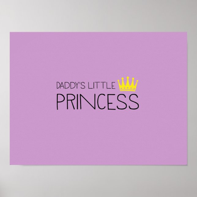 Póster La pequeña princesa de papá (Frente)