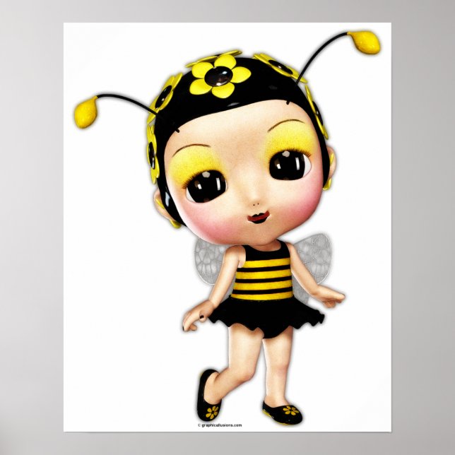 Póster La pequeña señorita Bumblebee (Frente)