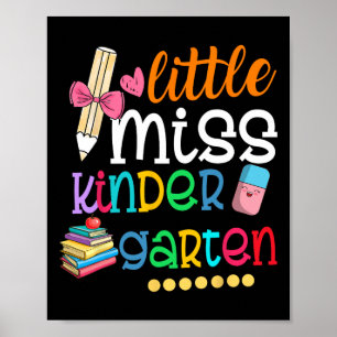 Póster La Pequeña Señorita Infantil Chicas Ck To Scho