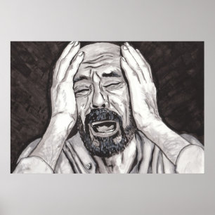 Póster La pérdida de un ser querido, tristeza