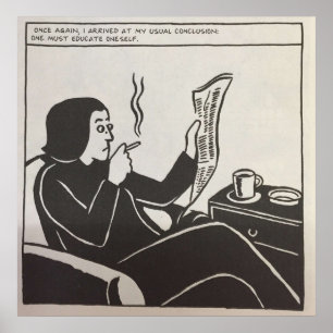 Póster La Persépolis educarse a sí misma