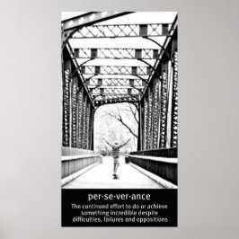 Póster La Perseverancia Perfecta De La Longboard