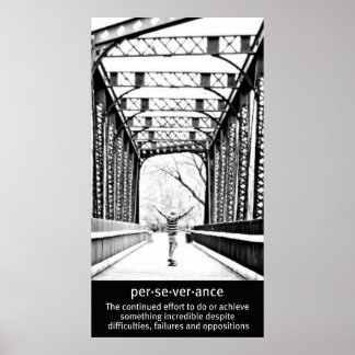 Póster La Perseverancia Perfecta De La Longboard