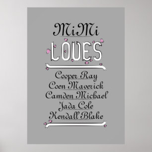 Póster La Personalizada Mimi Ama Sus Abuelas