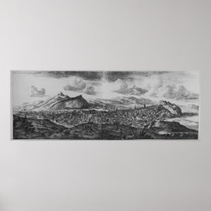 Póster La perspectiva de Edimburgo desde el norte