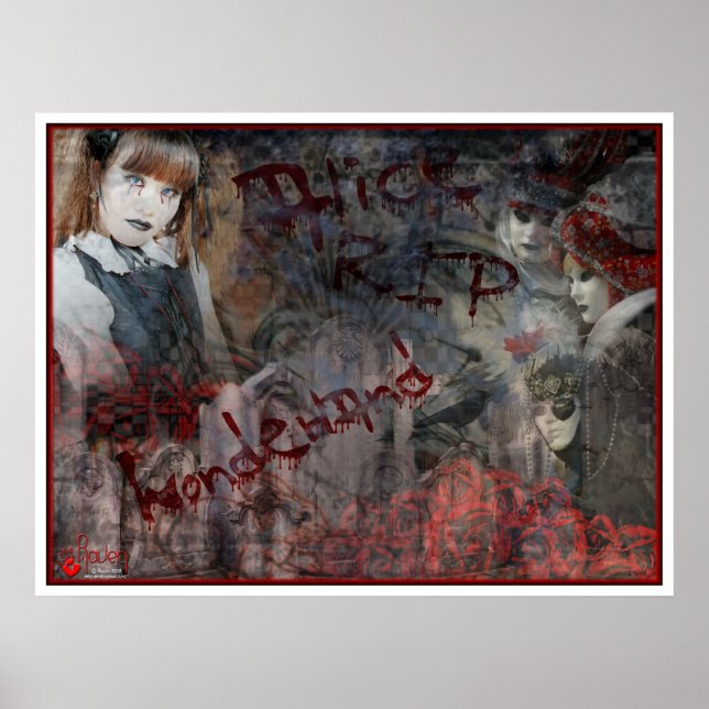 Póster La pesadilla de Alicia (Frente)