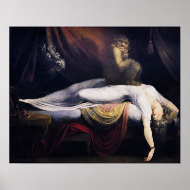 Póster La pesadilla de Henry Fuseli (Frente)