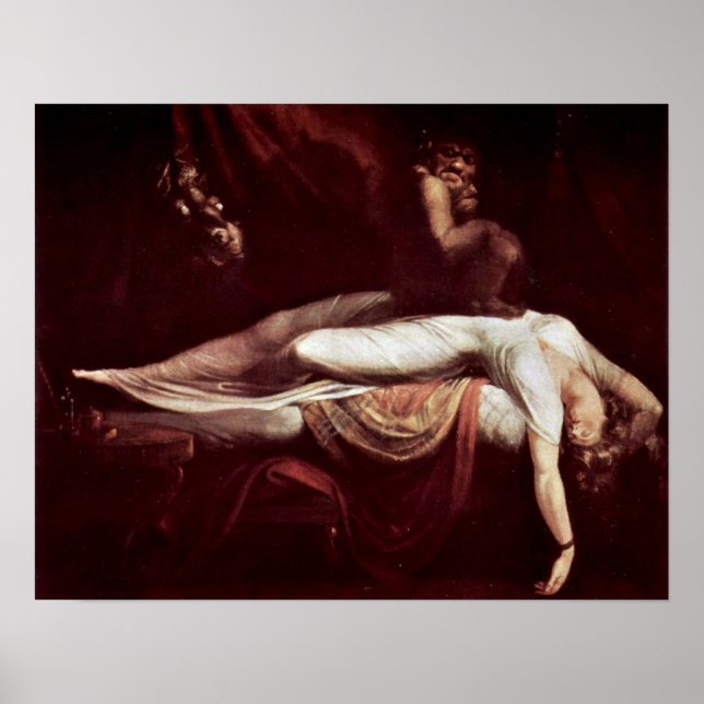 Póster La pesadilla de Henry Fuseli (Frente)
