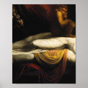 Póster La pesadilla pintando a Henry Fuseli Thomas Burke