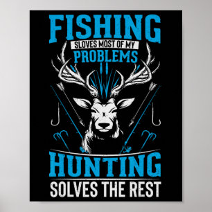 Póster La Pesca Graciosa Resuelve La Mayoría De Mis Probl