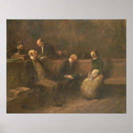 Póster La petición - Jean-Louis Forain Bella Artes