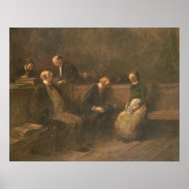 Póster La petición - Jean-Louis Forain Bella Artes (Frente)