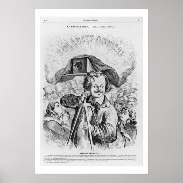 Póster 'La Photographie, Nadar (1820-1910) le grand (!!!! (Frente)