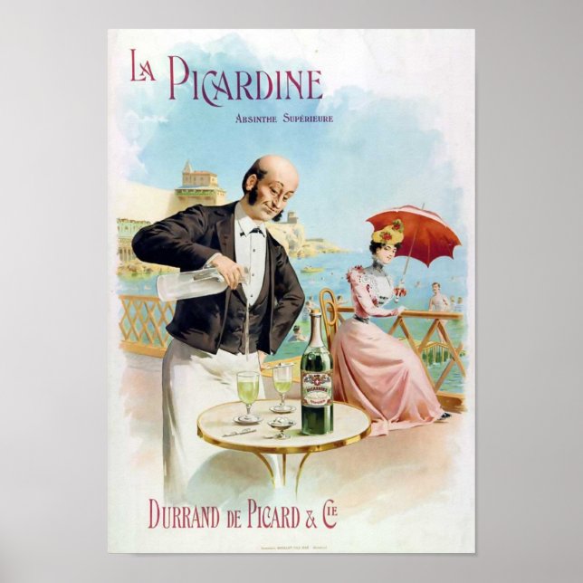 Póster La Picardine Absinthe Supérieure Bella Artes (Frente)