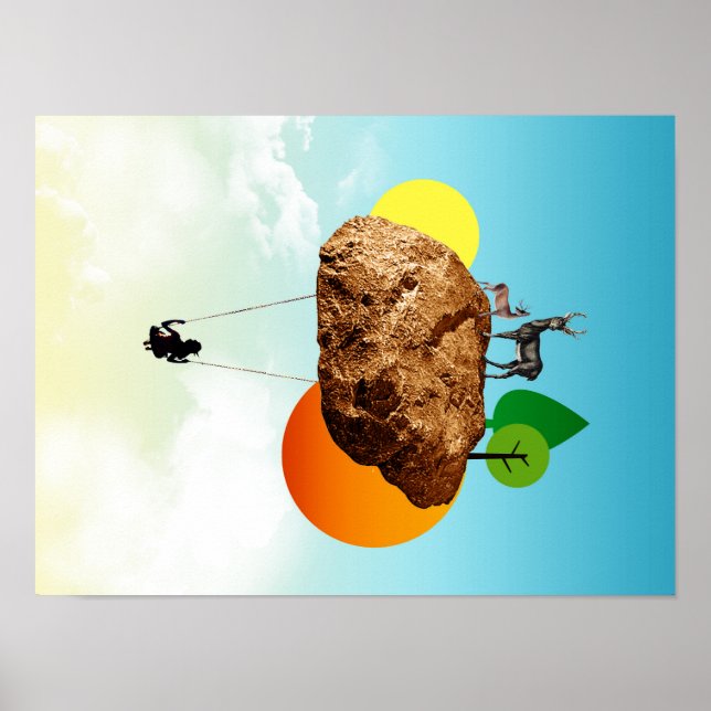 Póster La piedra de nuestra existencia (Frente)