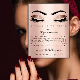 Póster La piel rosa dorada Makeup Ojos baja los precios