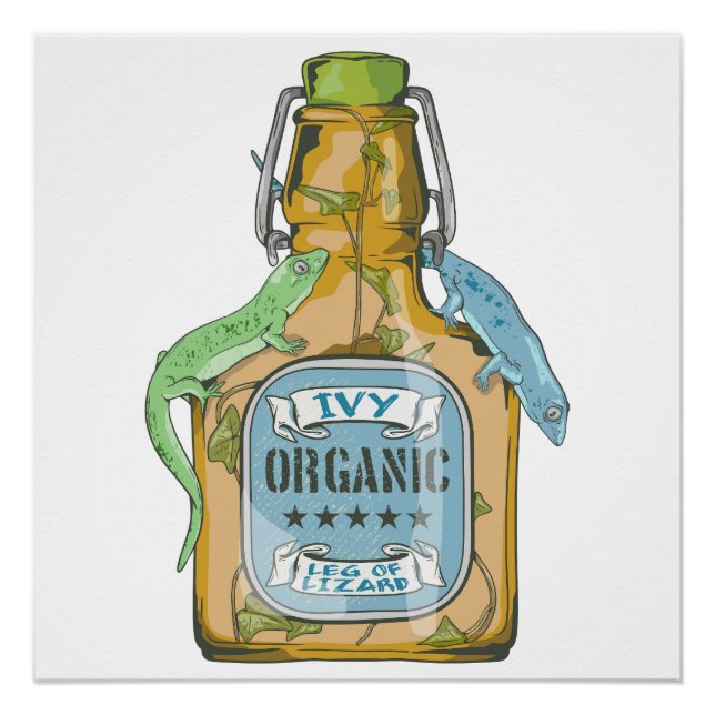 Póster La Pierna De Lizard Macbeth Wites Spell (Anverso)