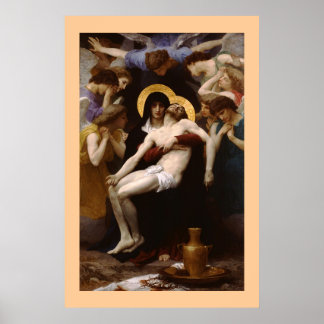 Póster La Pieta de Bouguereau