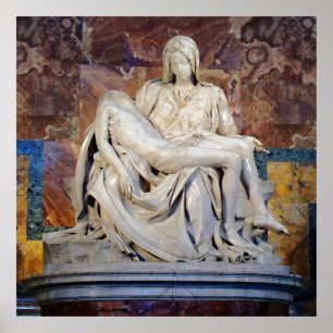 Póster La Pieta de Michelangelo Poster