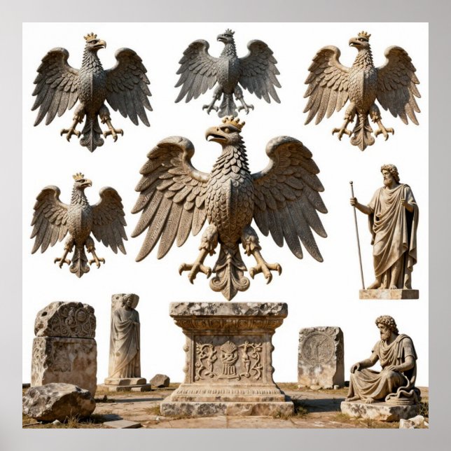 Póster La pieza central del Águila Soberana (Frente)