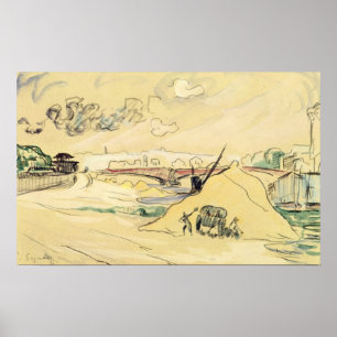 Póster La pila de Sand, Bercy, 1905