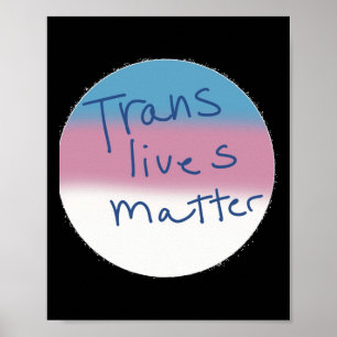 Póster La Pin Transmc Transgender Lives Pin Hecho Por El