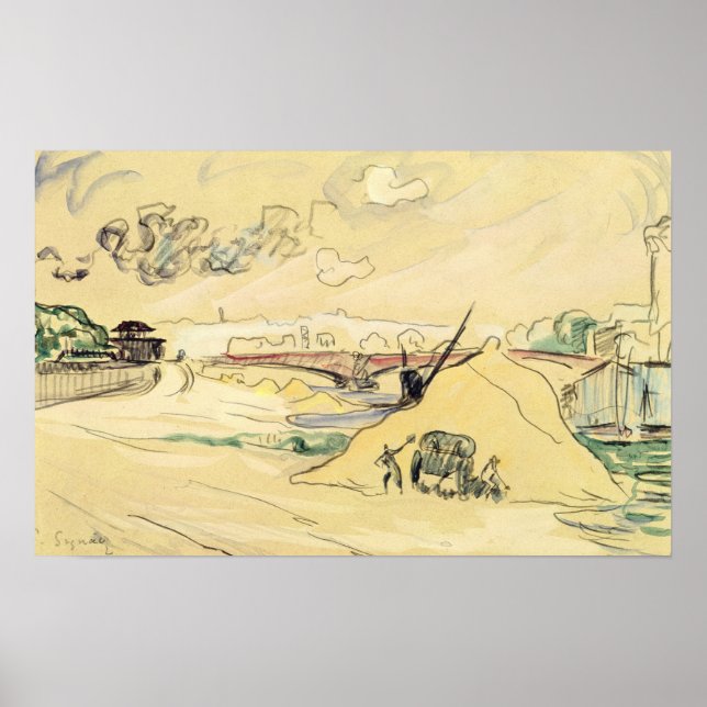 Póster La piña de arena, Bercy, 1905 (Frente)